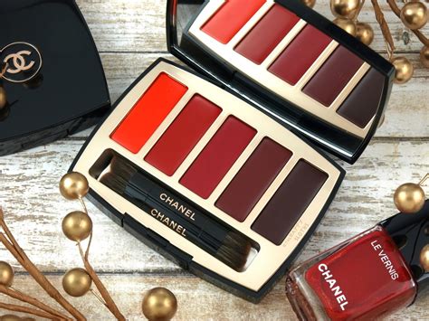 chanel holiday lip palette